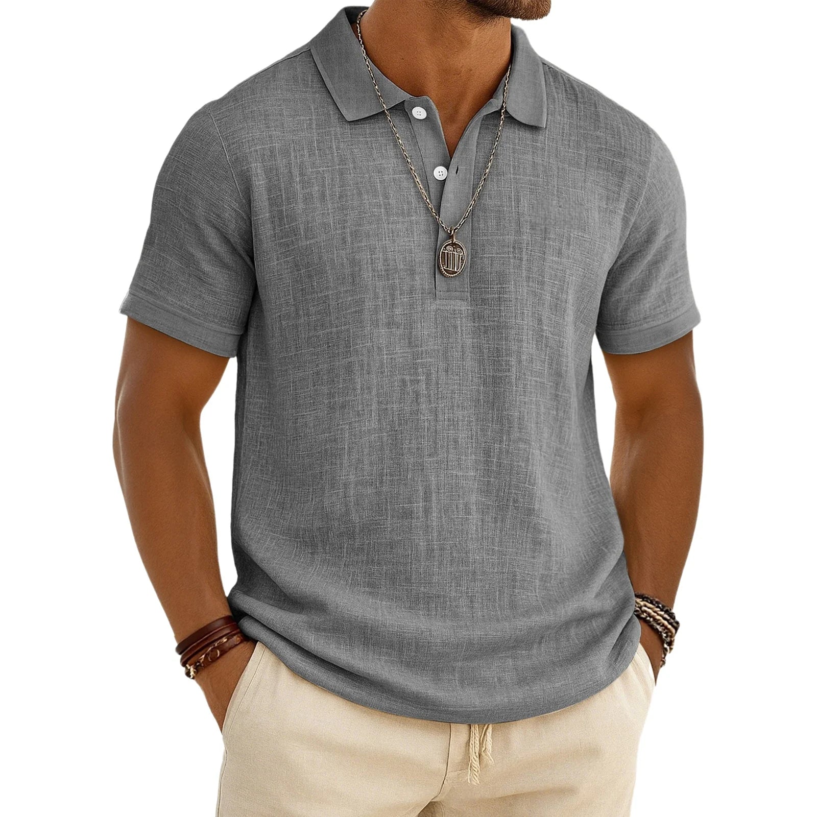 Beeckhoven™ | Casual Mannen Zomer Poloshirt
