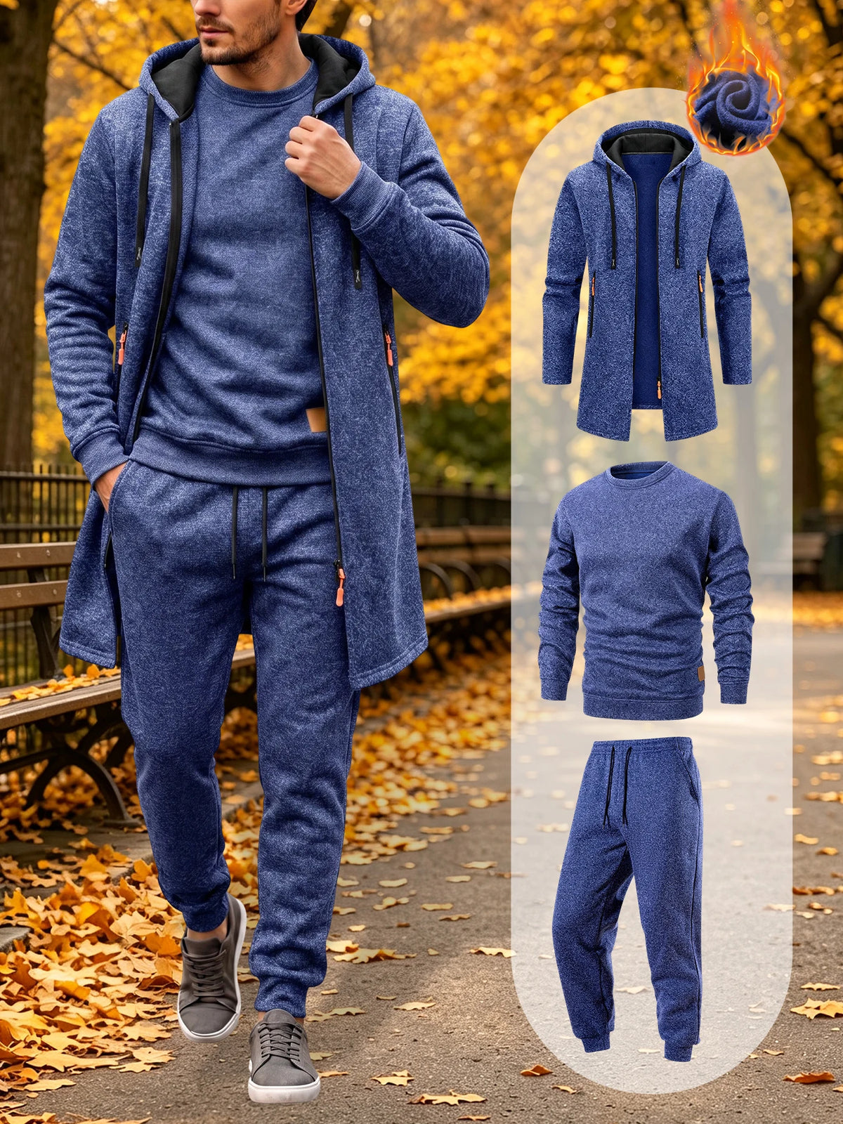Beeckhoven™ | Comfortabele 3-Delige Fleece Set
