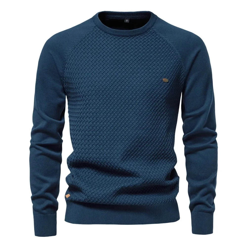 Beeckhoven™ | Gebreid Heren Sweatshirt Met Ronde Hals