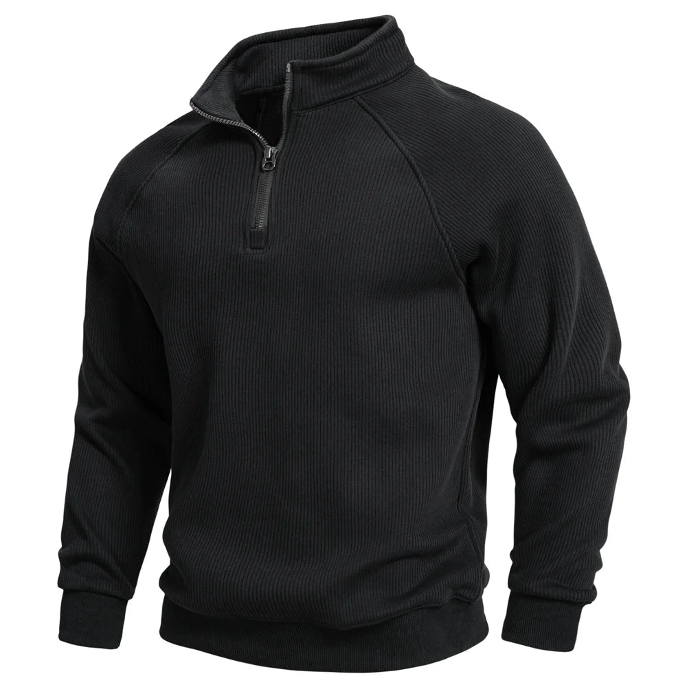 Beeckhoven™ | Gevoerd Heren Sweatshirt Met Rits