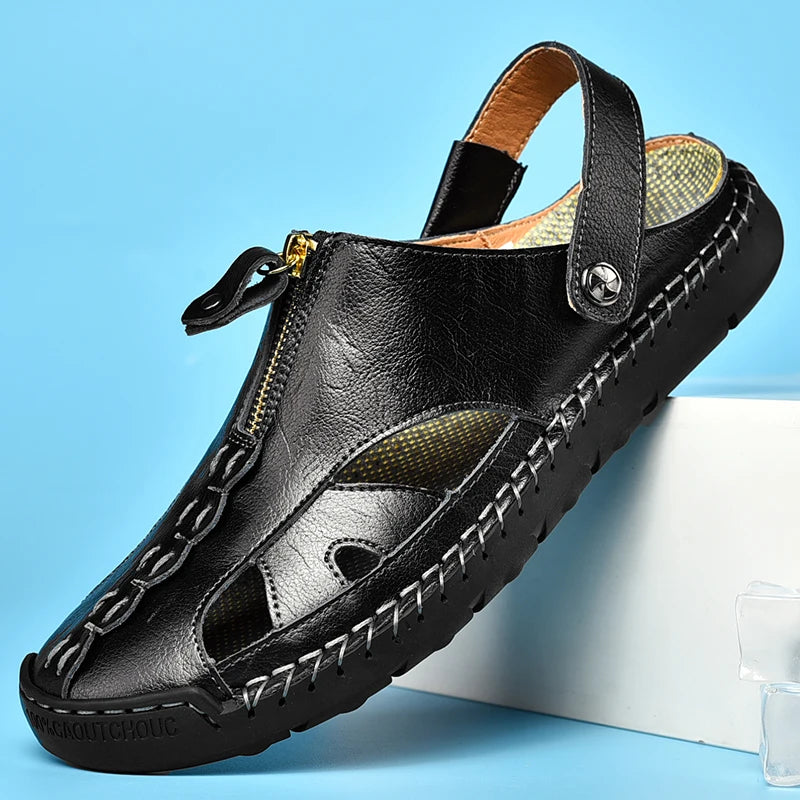 Beeckhoven™ | Luxe Leren Zomerinstappers – Comfort & Ondersteuning