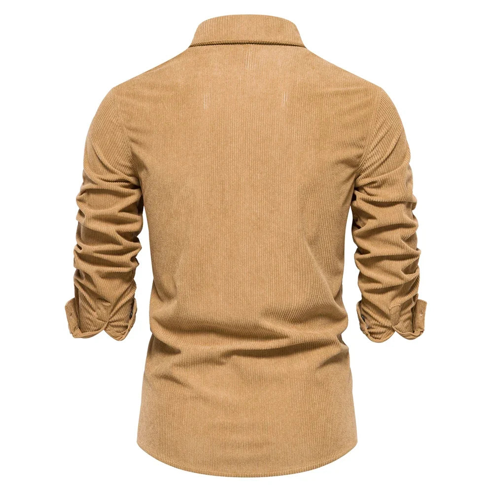 Beeckhoven™ | Corduroy Shirt Met Lange Mouwen