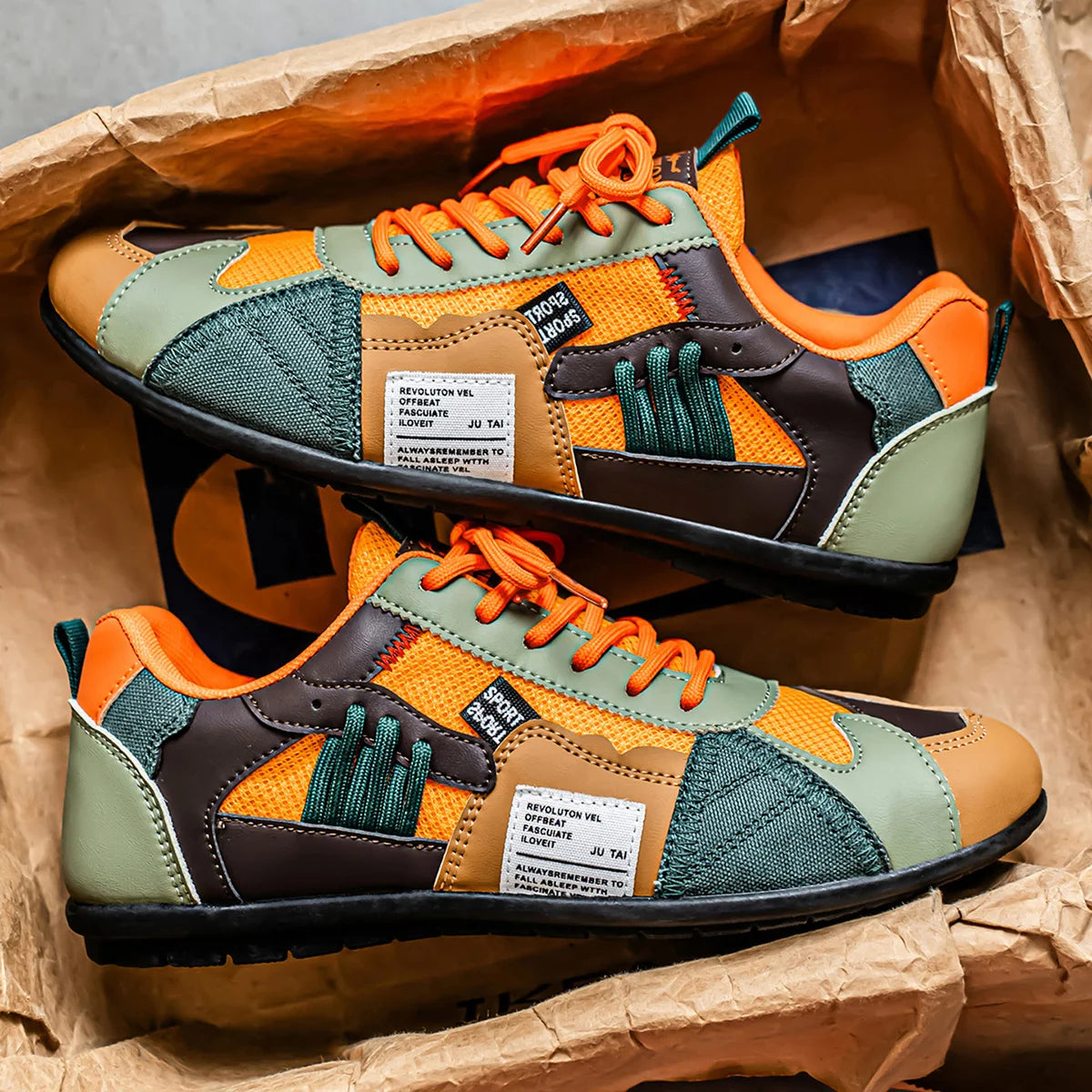 Beeckhoven™ | Kleurrijke Retro Sneakers