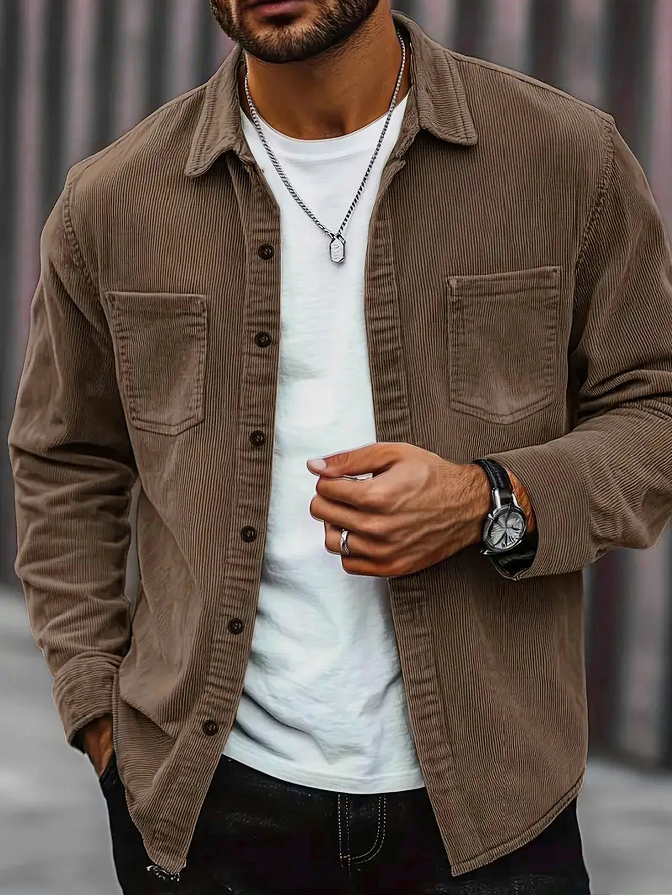 Beeckhoven™ | Heren Corduroy Overhemd