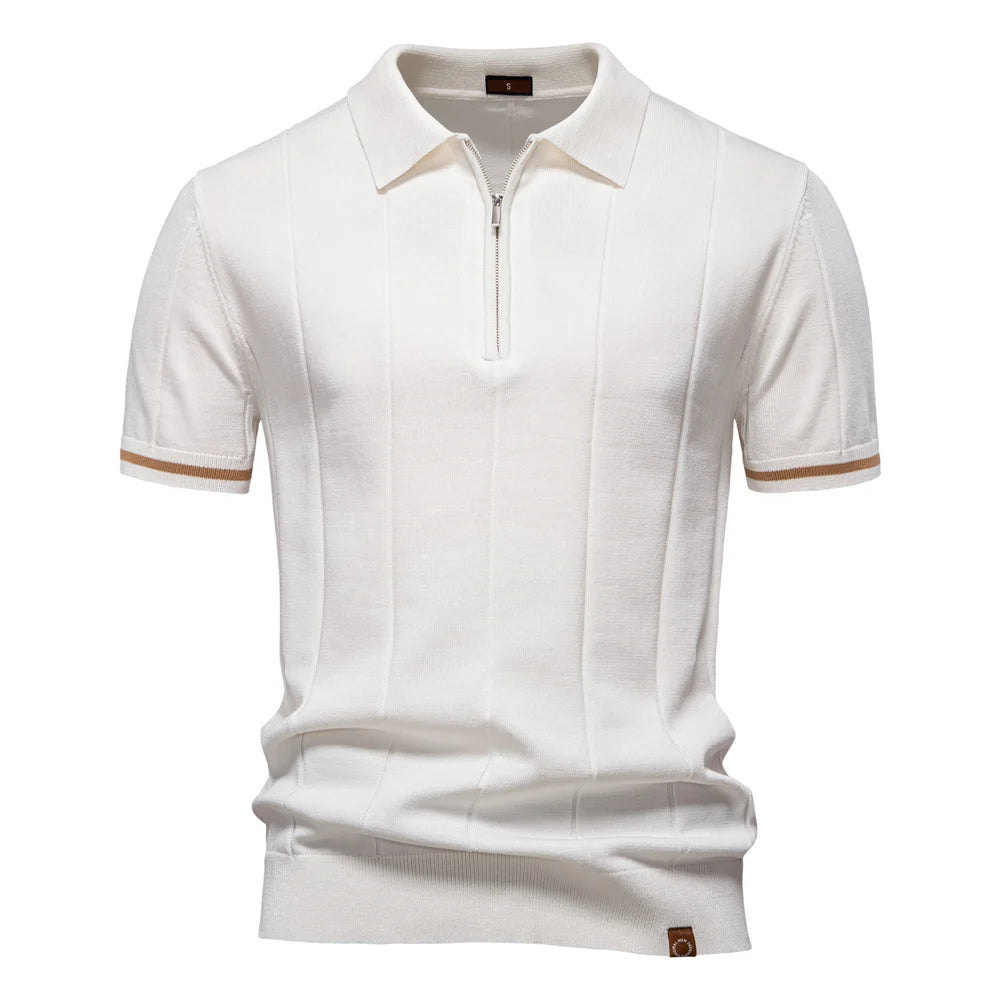 Beeckhoven™ | Heren Polo Shirt Met Rits