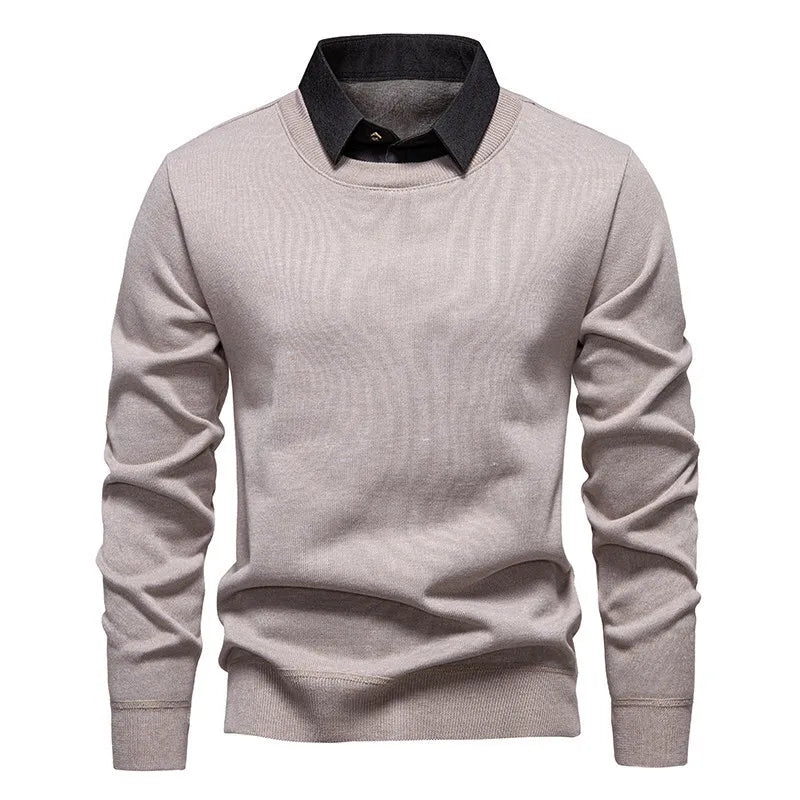 Beeckhoven™ | Casual Trui Met Overhemdkraag