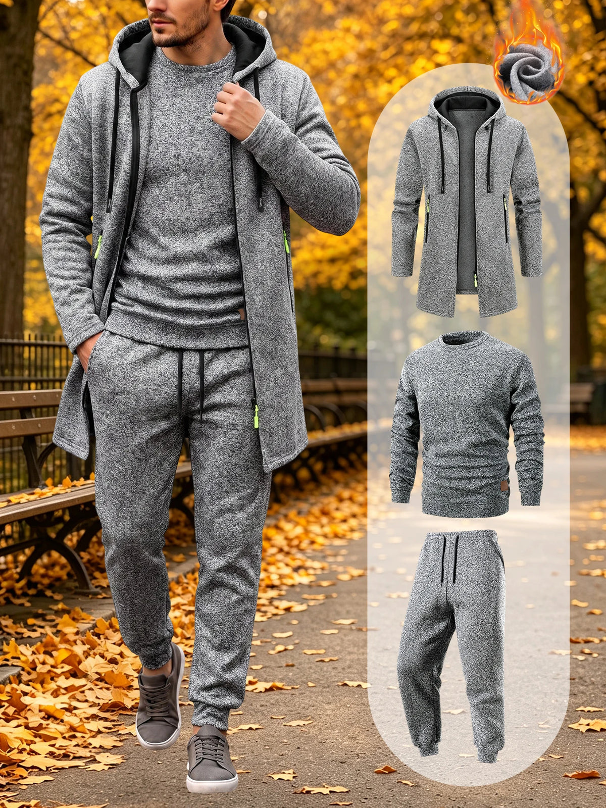 Beeckhoven™ | Comfortabele 3-Delige Fleece Set