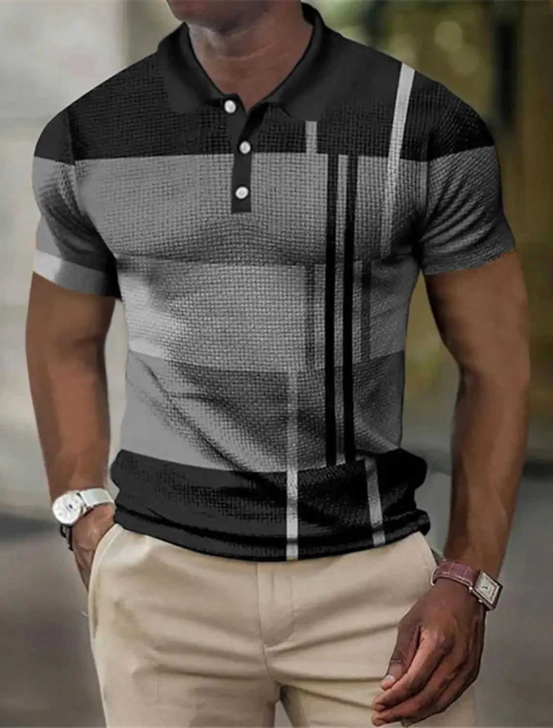 Beeckhoven™ | Gestreept Casual Poloshirt