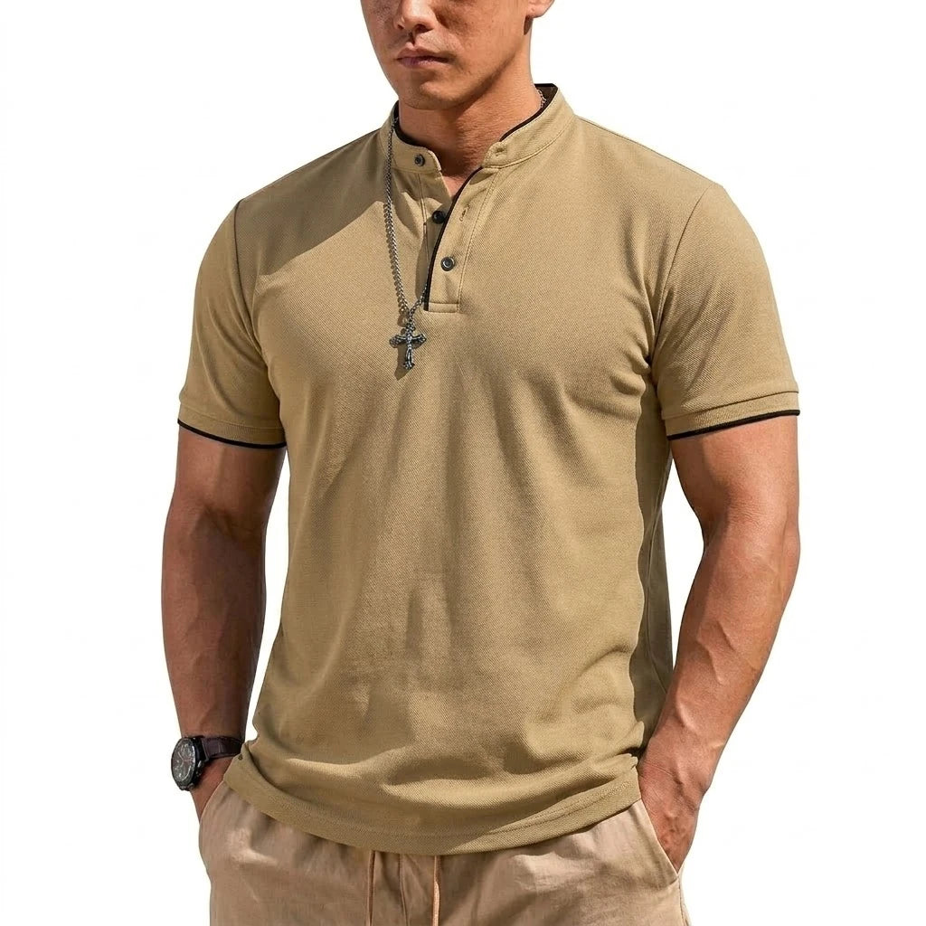 Beeckhoven™ | Zomer Henley-Shirt