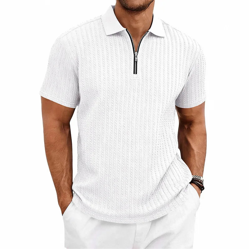 Beeckhoven™ | Moderne Zomer Polo Met Rits