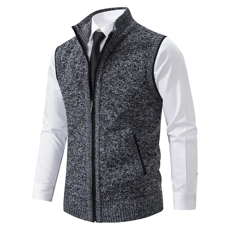 Beeckhoven™ | Heren Gebreid Vest – Warme Herfststijl zonder Mouwen