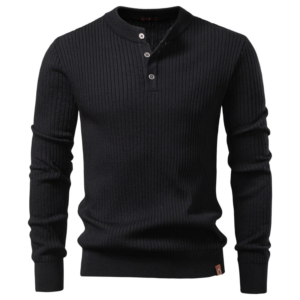 Beeckhoven™ | Casual Winter Poloshirt Met Knopen