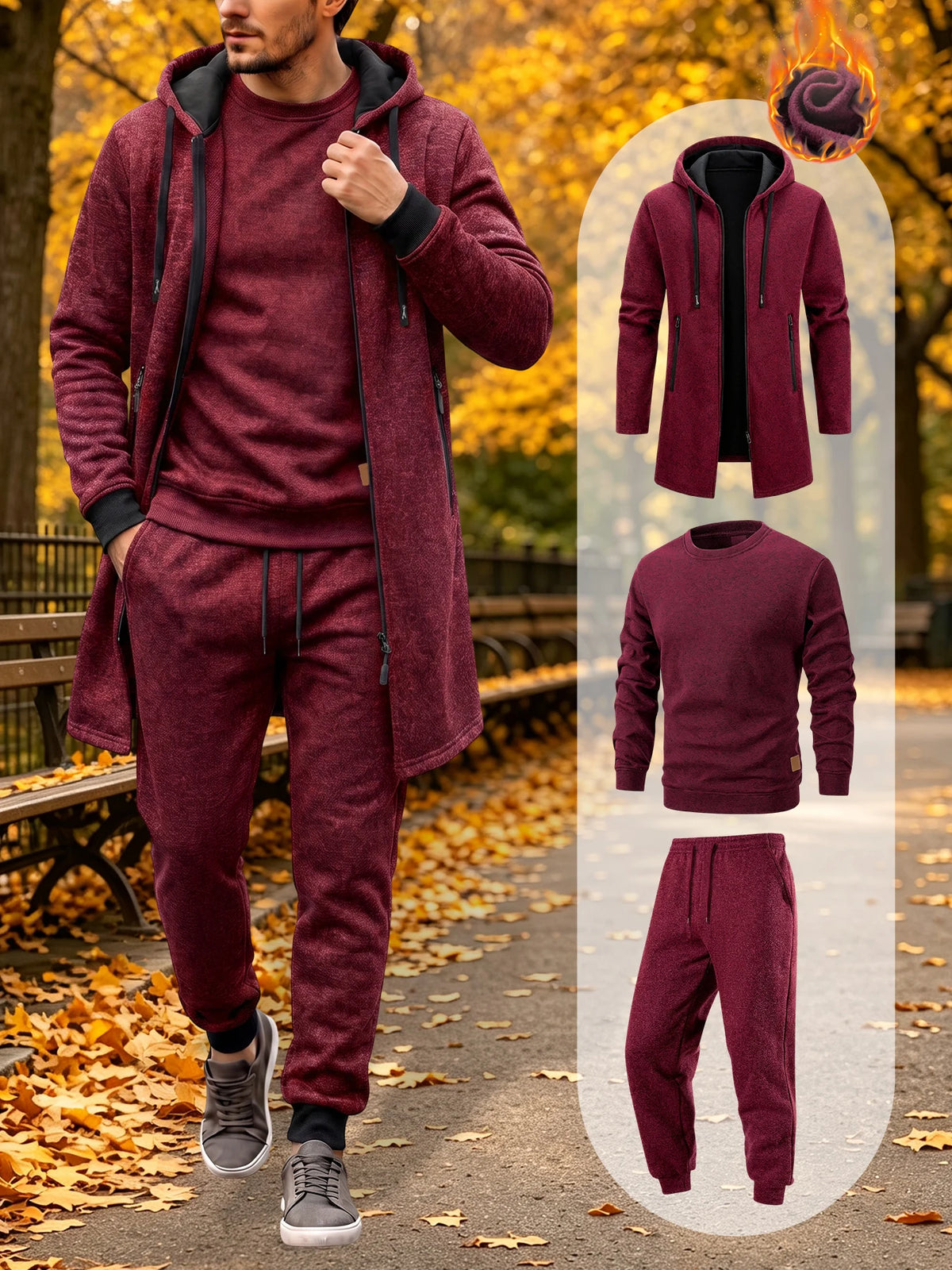 Beeckhoven™ | Comfortabele 3-Delige Fleece Set