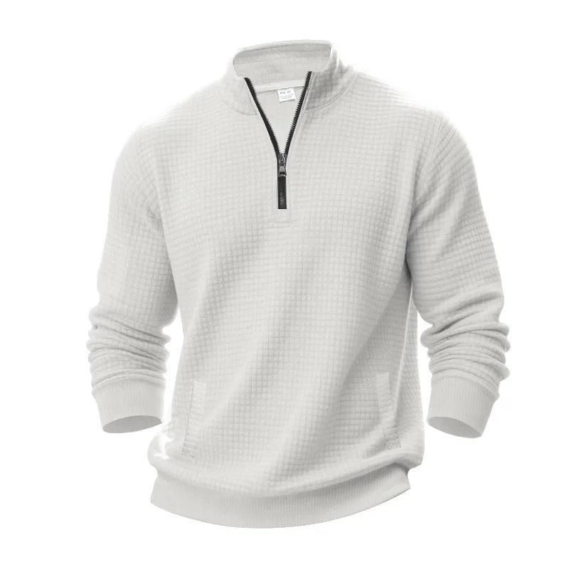 Beeckhoven™ | Mannen Sweatshirt Met Wafelpatroon