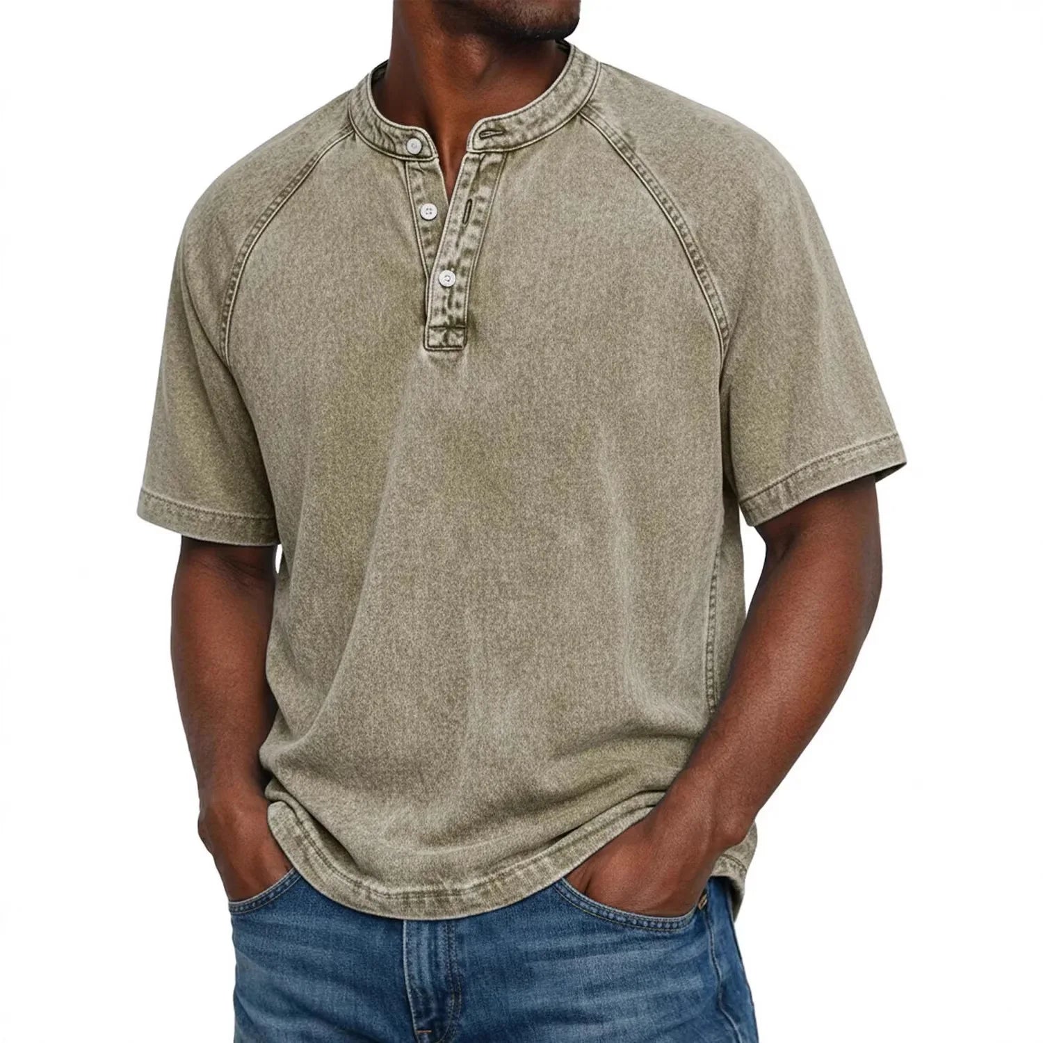 Beeckhoven™ | Vintage Mannen Shirt Met Knopen