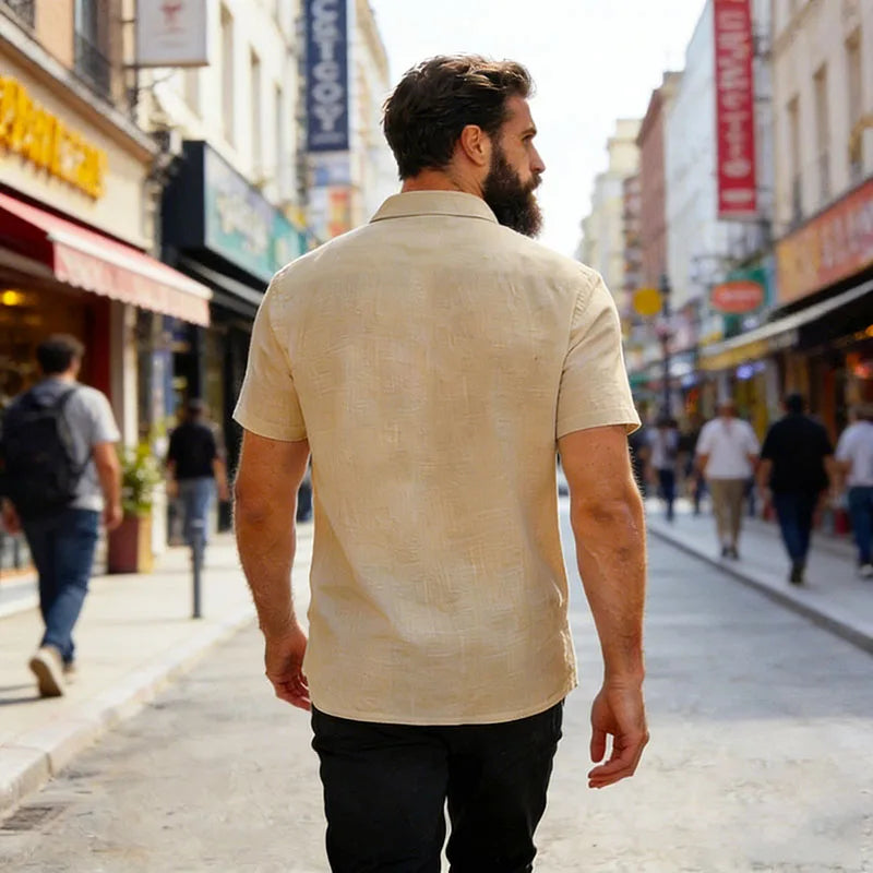 Beeckhoven™ | Casual Zomershirt Met Knopen