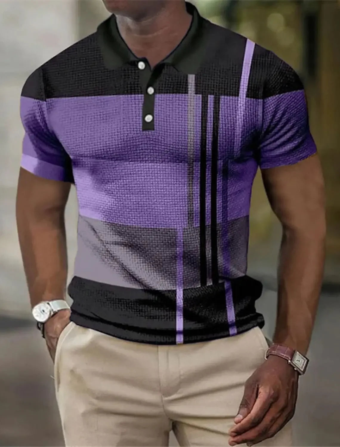 Beeckhoven™ | Gestreept Casual Poloshirt