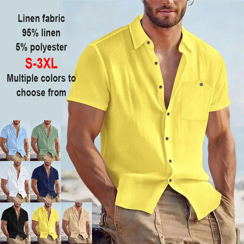 Beeckhoven™ | Casual Zomershirt Met Knopen
