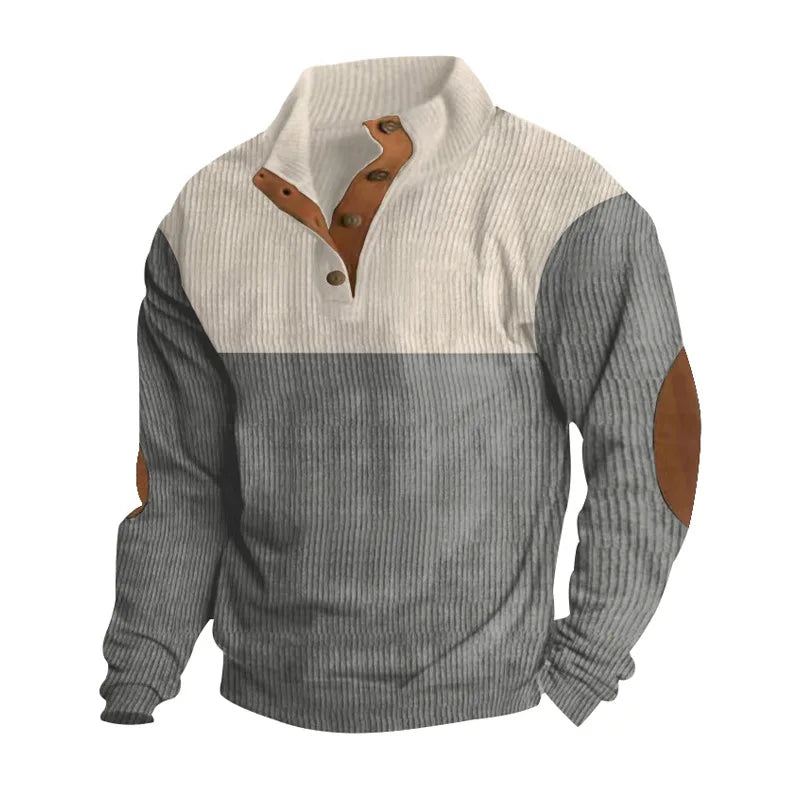 Beeckhoven™ | Klassieke Heren Trui Met Knoopdesign