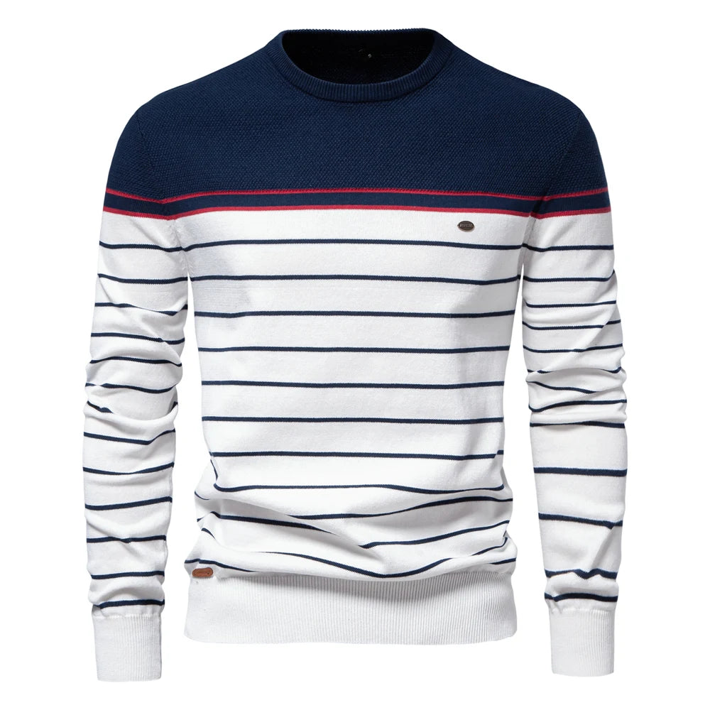 Beeckhoven™ | Heren Trui Met Streepdesign