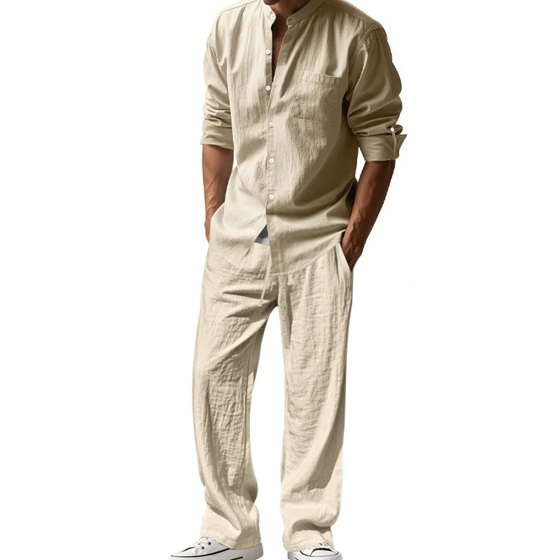 Beeckhoven™ | Comfortabele Linnen Heren Set