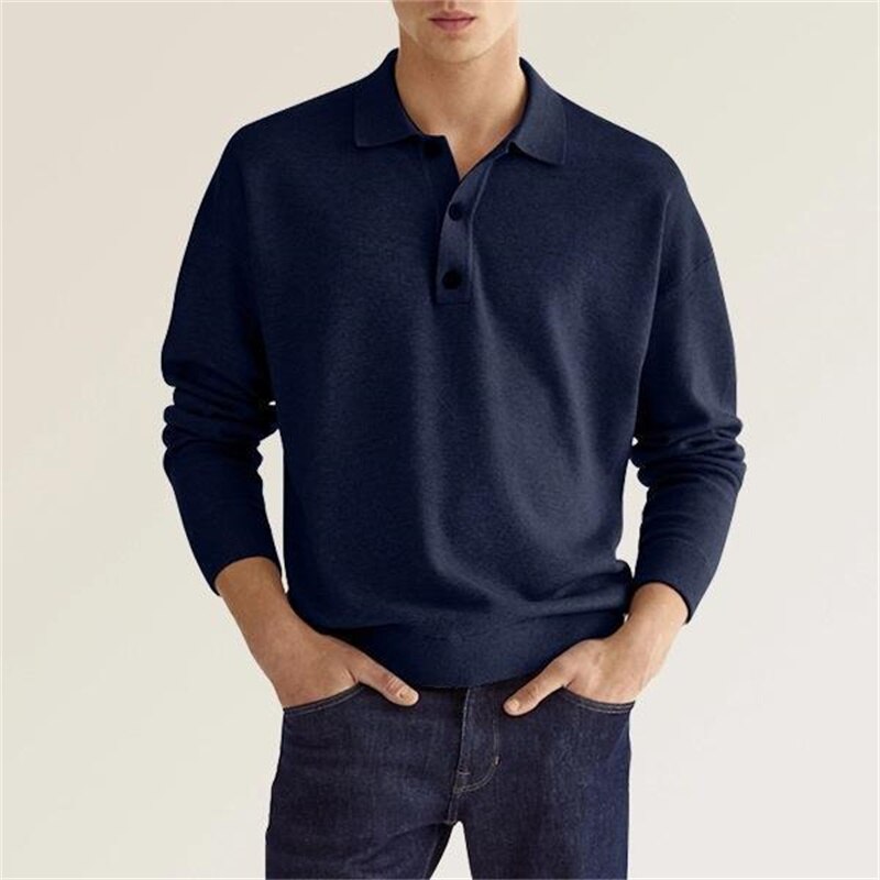 Leo™| Lange Mouwen Polo Overhemd