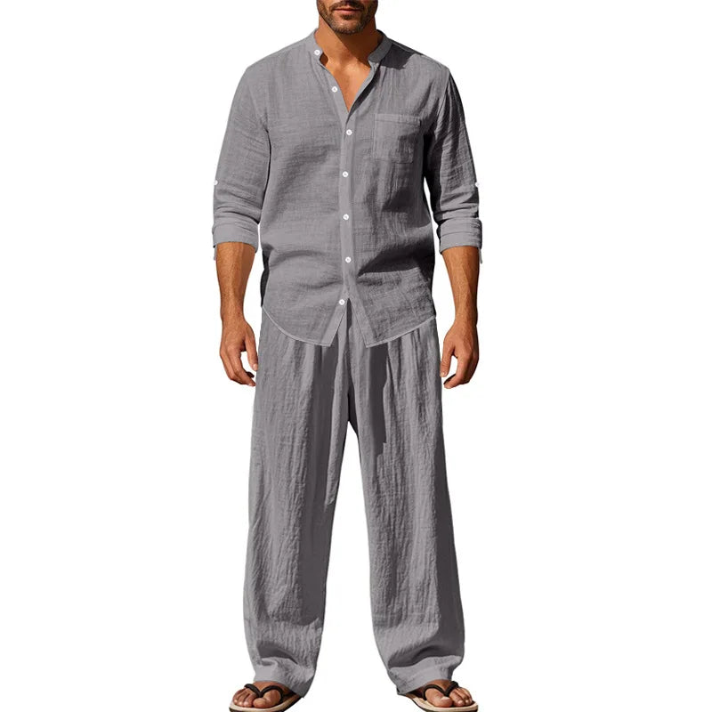 Beeckhoven™ | Comfortabele Linnen Heren Set