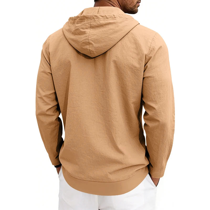 Beeckhoven™ | Stijlvol Linnen Shirt Met Knoopsluiting