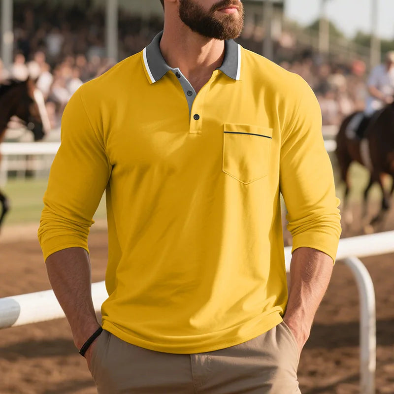 Beeckhoven™ | Stijlvol Poloshirt Met Lange Mouwen