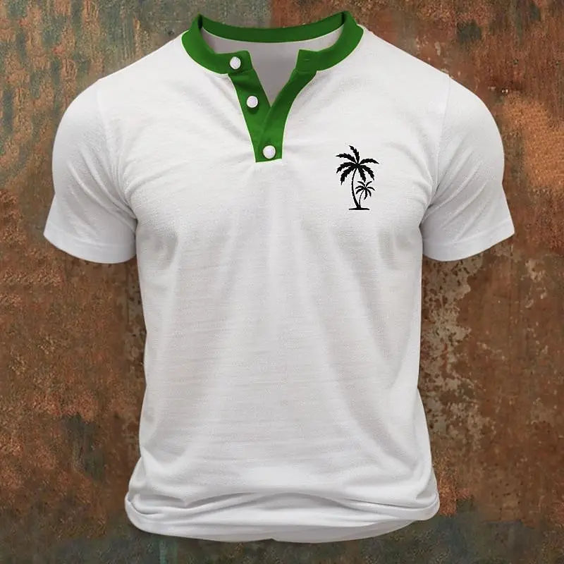 Beeckhoven™ | Heren Zomershirt Met Palmboomdetail