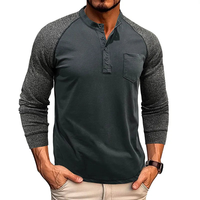 Beeckhoven™ | Henley Shirt Met Lange Mouwen