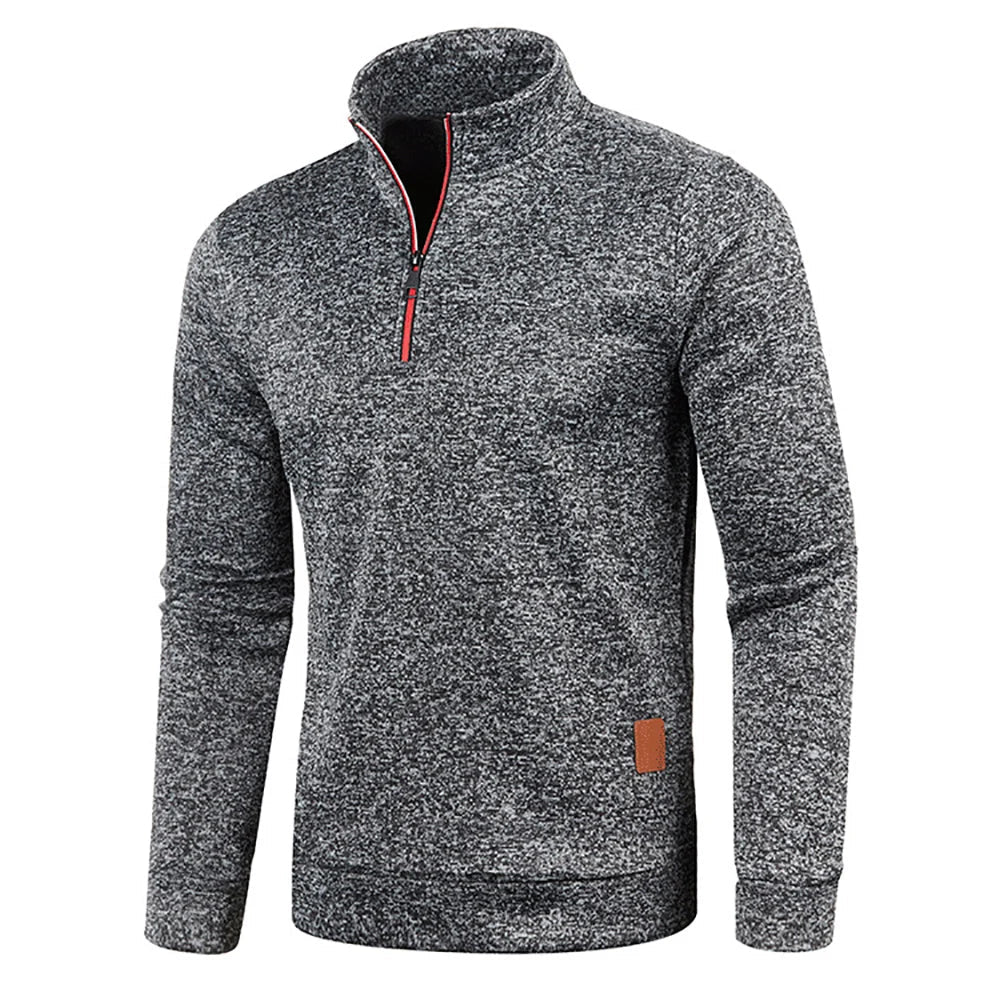 Jude | Sweatshirt met halve rits