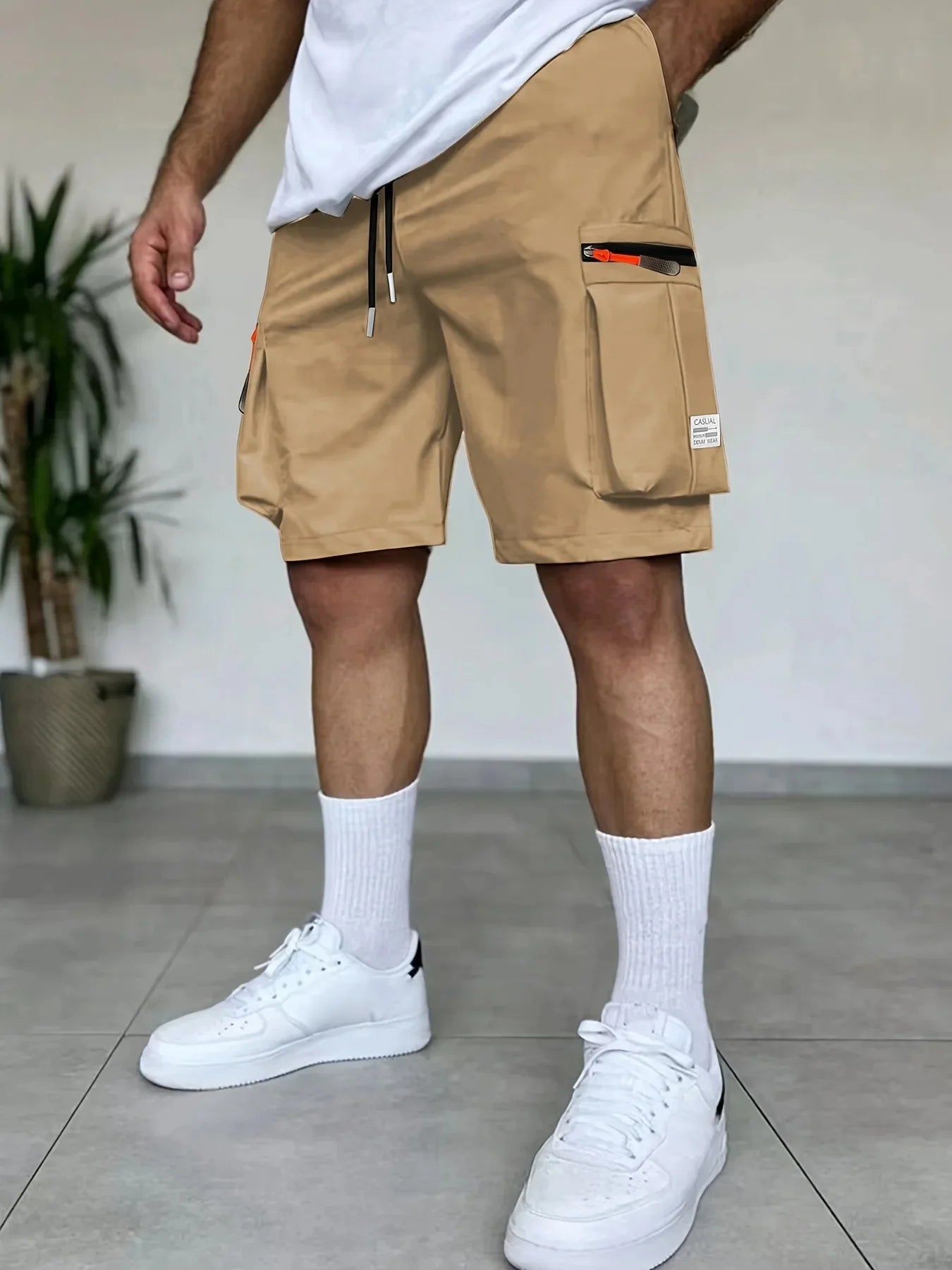 Beeckhoven™ | Cargo Stretch Jogger Short voor Heren