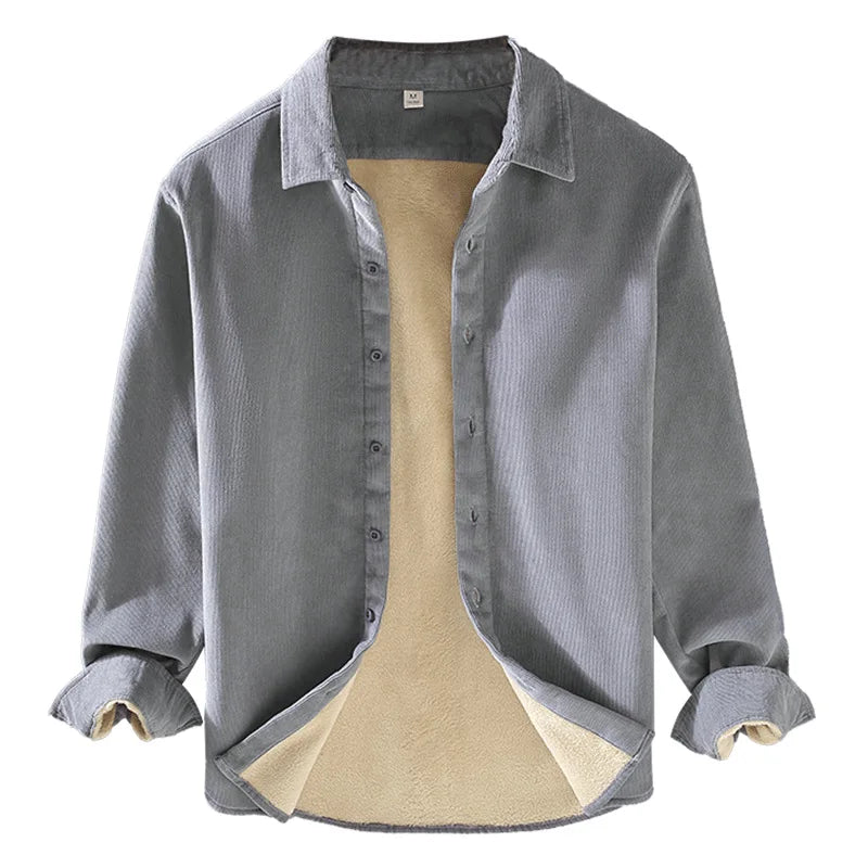 Beeckhoven™ | Fleece Gevoerd Corduroy Overhemd