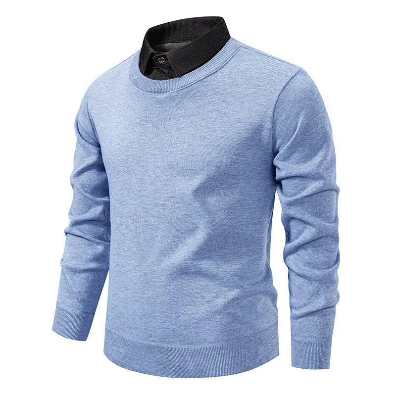 Beeckhoven™ | Casual Trui Met Overhemdkraag