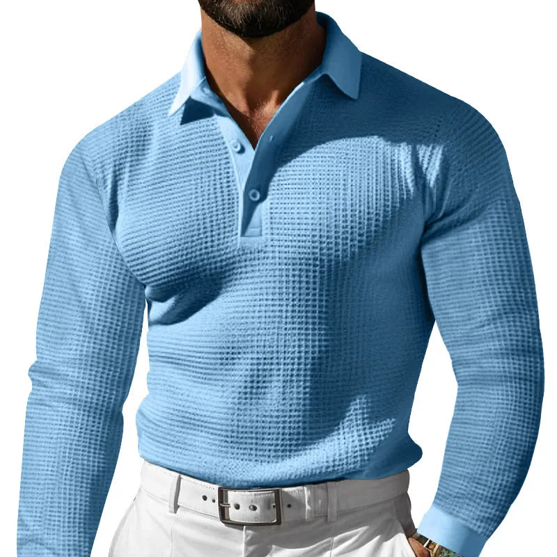Beeckhoven™ | Ademend Poloshirt Met Lange Mouwen