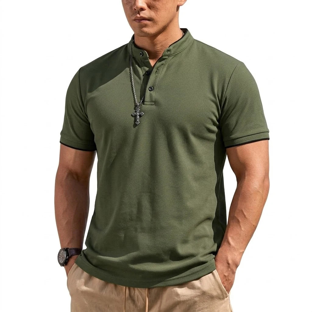Beeckhoven™ | Zomer Henley-Shirt