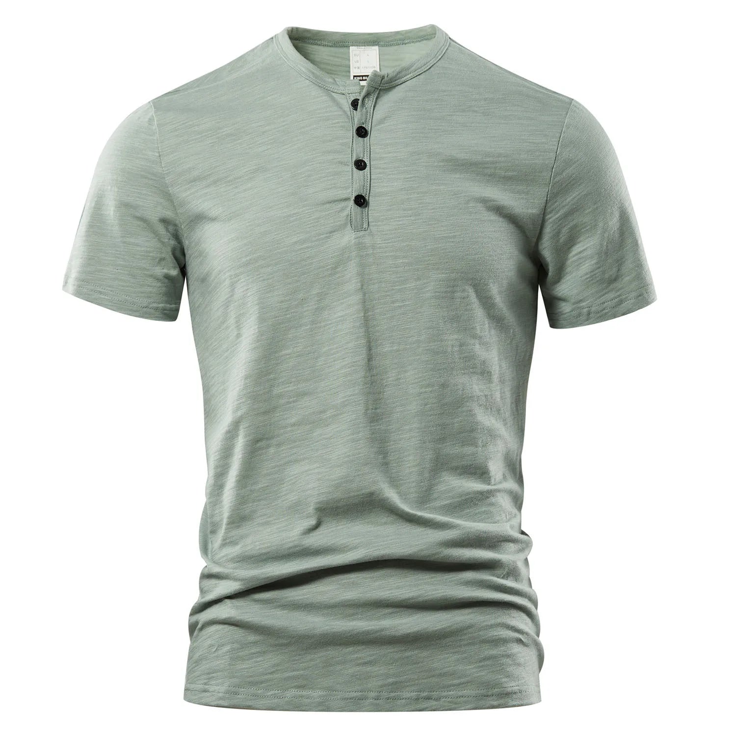 Beeckhoven™ | Stijlvol Mannen T-Shirt Met Knoopsluiting