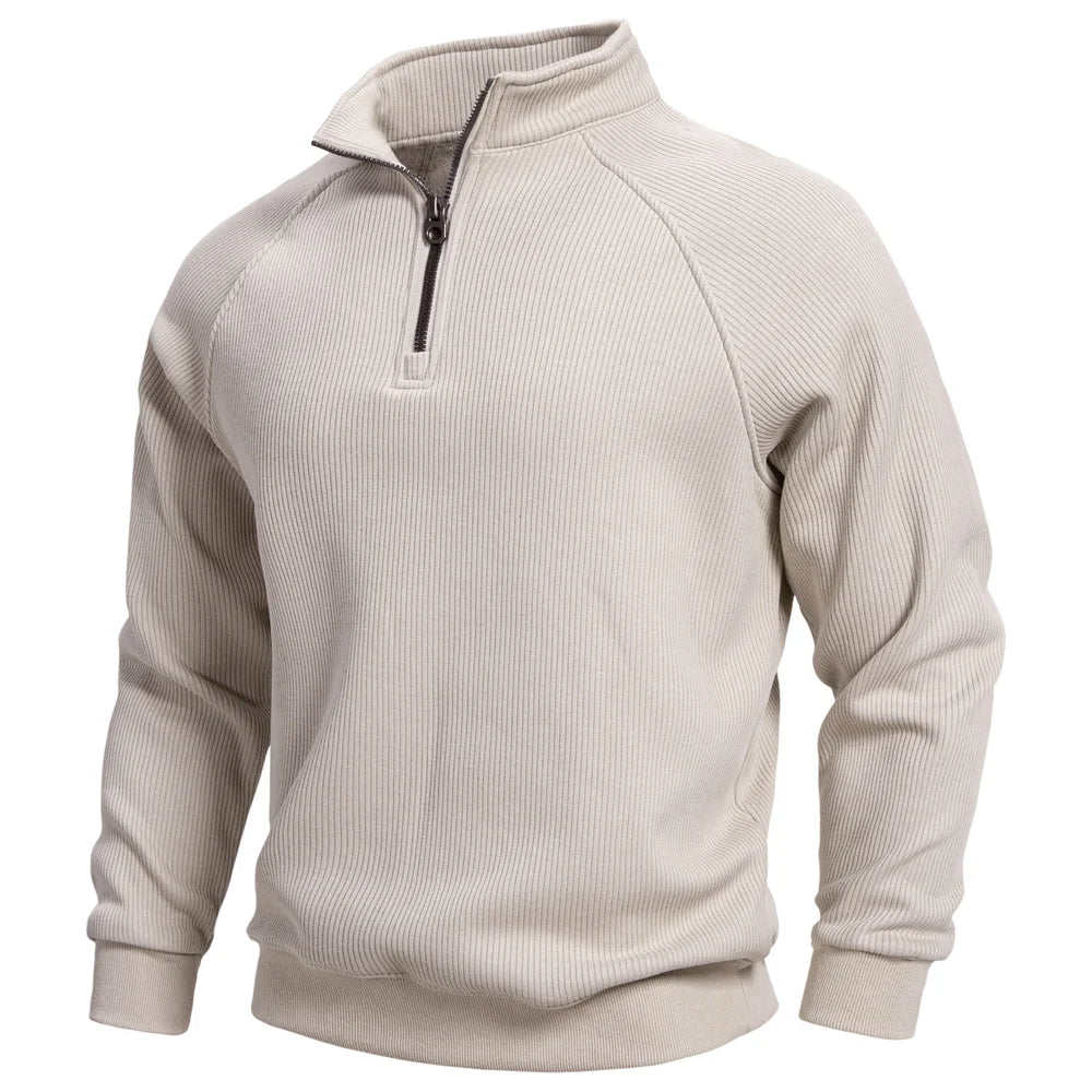 Beeckhoven™ | Gevoerd Heren Sweatshirt Met Rits