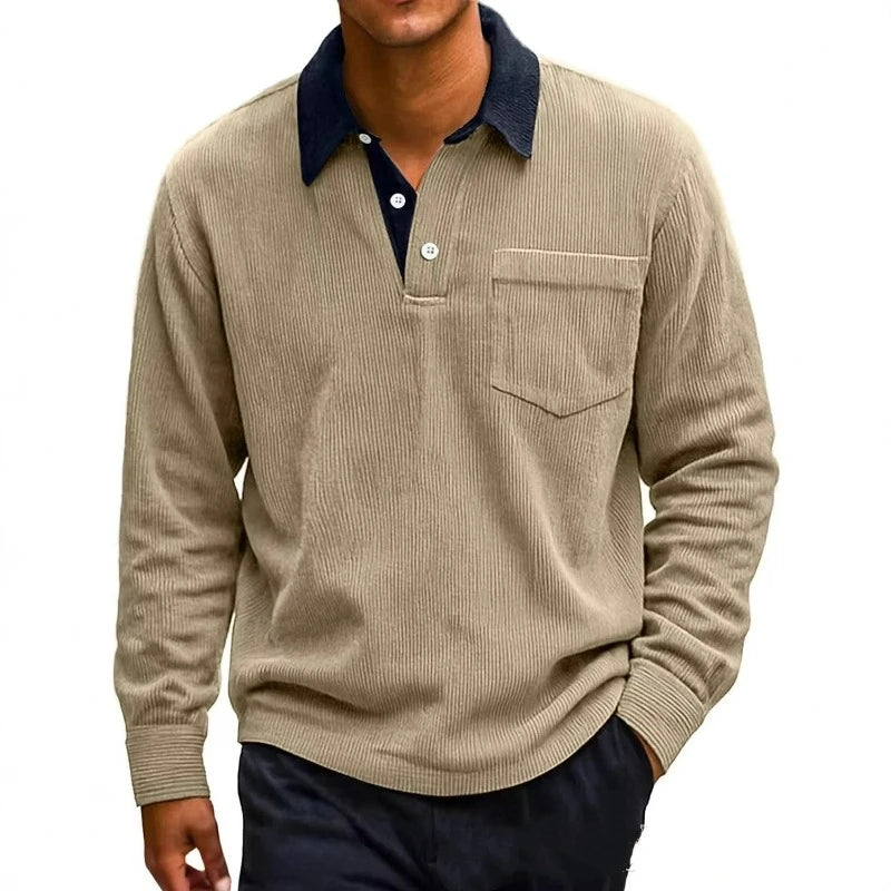 Beeckhoven™ | Stijlvolle Corduroy Polosweater