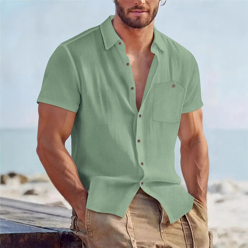Beeckhoven™ | Casual Zomershirt Met Knopen
