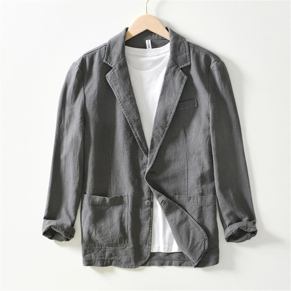 Beeckhoven™ | Linnen Heren Zomerblazer