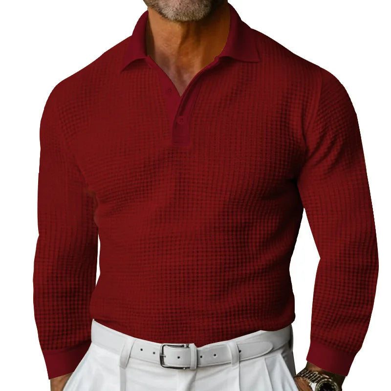Beeckhoven™ | Ademend Poloshirt Met Lange Mouwen