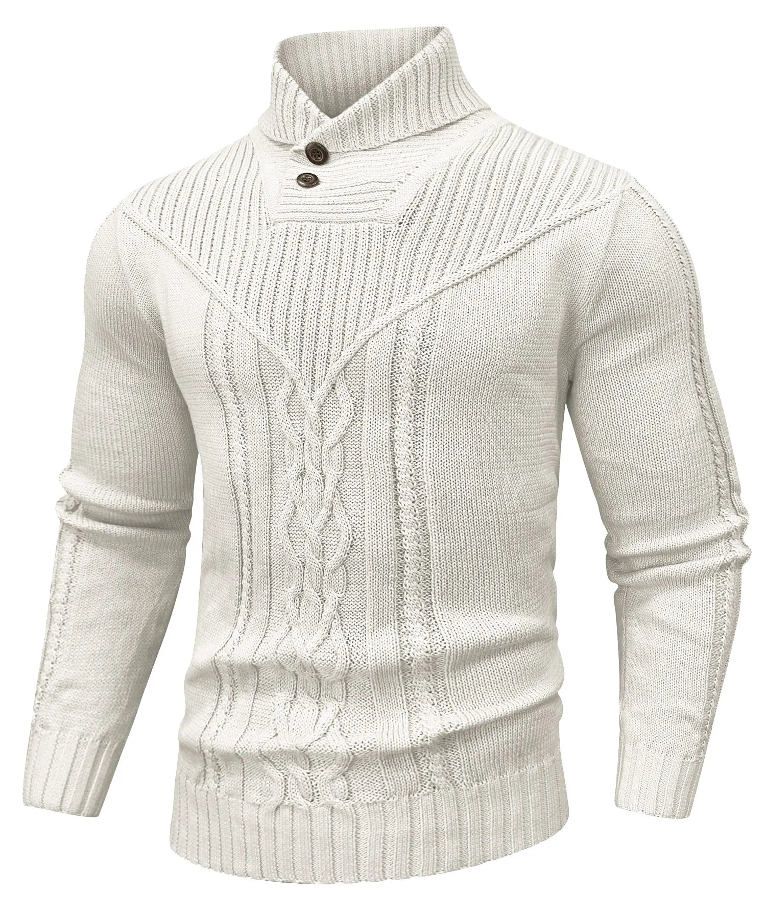Beeckhoven™ | Kabelgebreide Coltrui Met Knopen