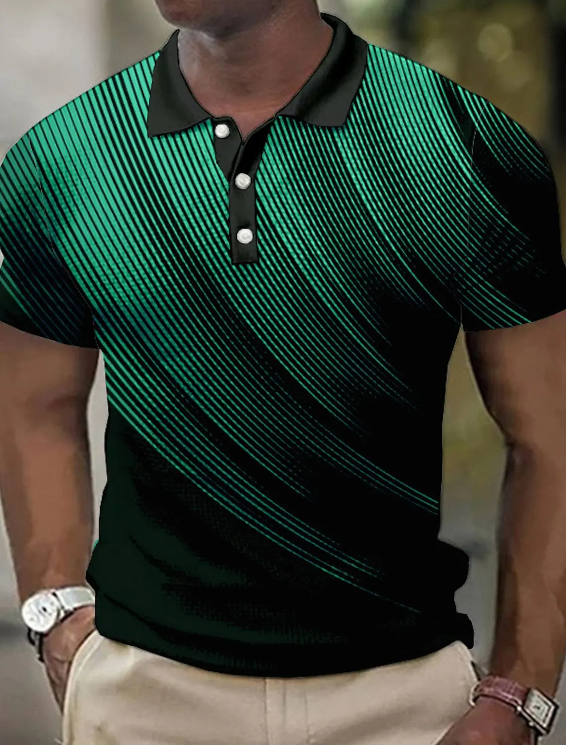 Beeckhoven™ | Casual Poloshirt Met Lijnpatroon