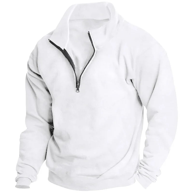 Beeckhoven™ | Casual Pullover Met Halve Rits