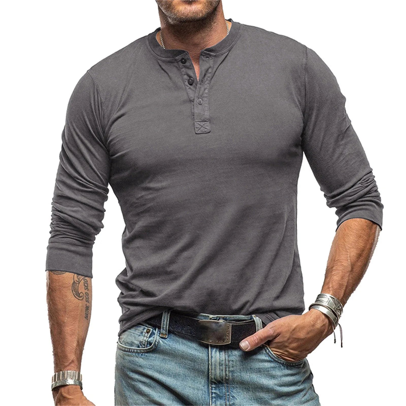 Beeckhoven™ | Stoer T-Shirt Met Lange Mouwen