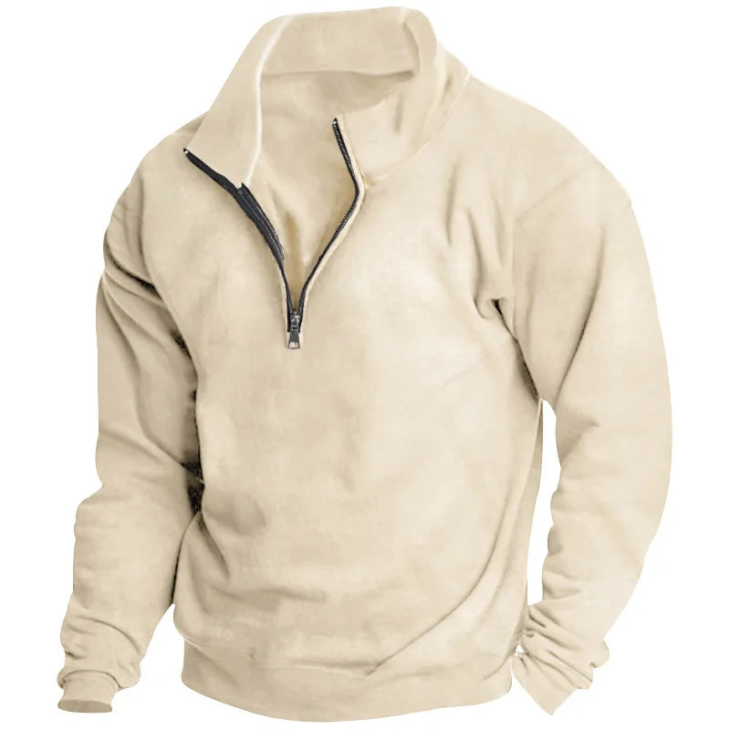 Beeckhoven™ | Casual Pullover Met Halve Rits