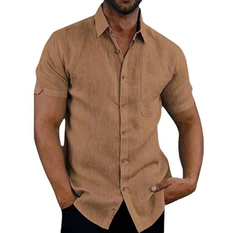 Beeckhoven™ | Ademend Linnen Heren Shirt