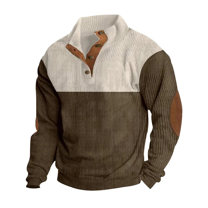Beeckhoven™ | Klassieke Heren Trui Met Knoopdesign